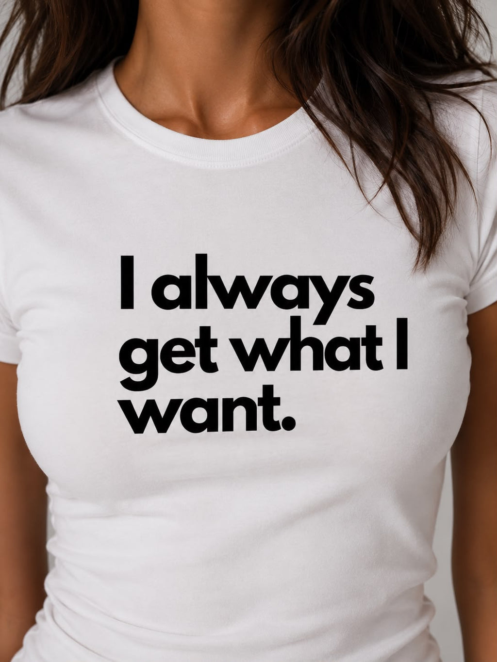 Manifest Baby Tee T-shirt Beyaz