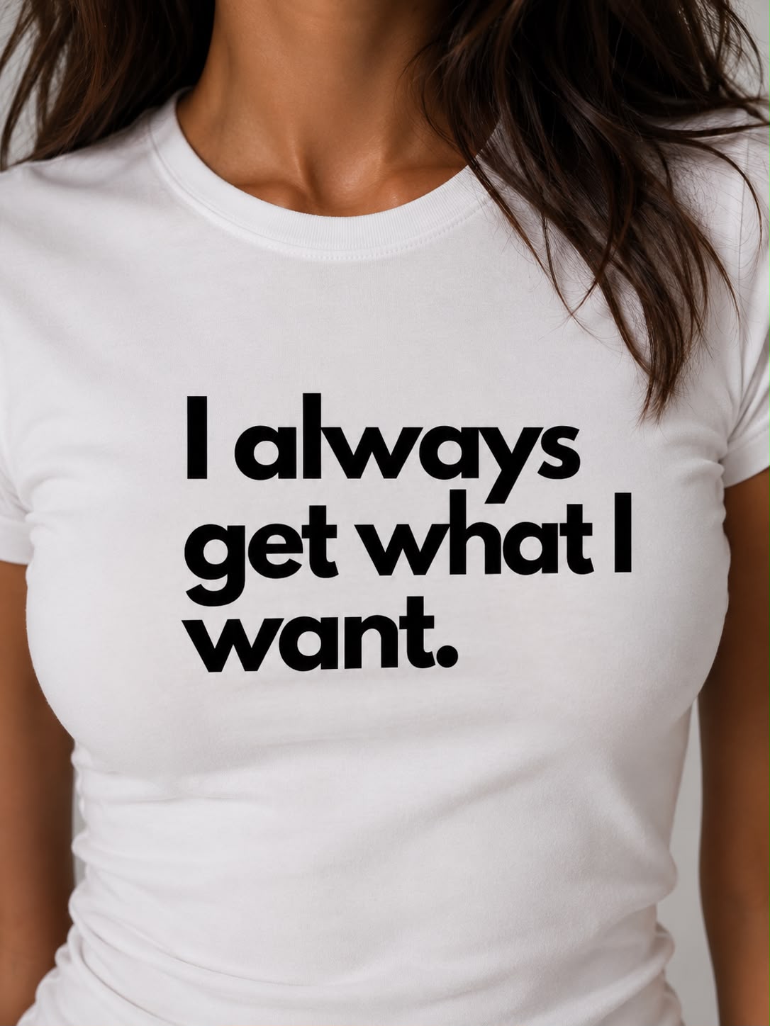 Manifest Baby Tee T-shirt Beyaz