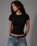 Baby Tee T-shirt Siyah